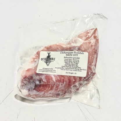 Frozen Chilipepper Rockfish - 1 lb