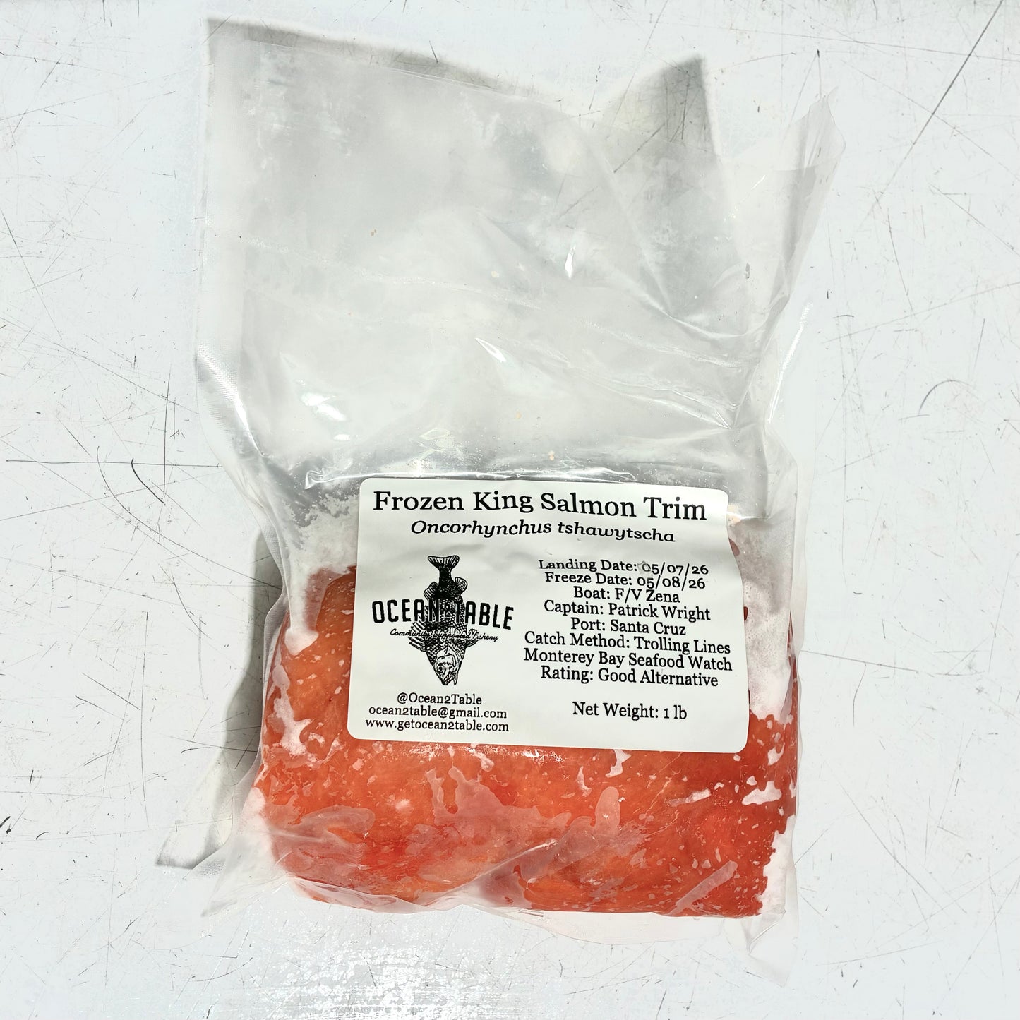Frozen Salmon Trim