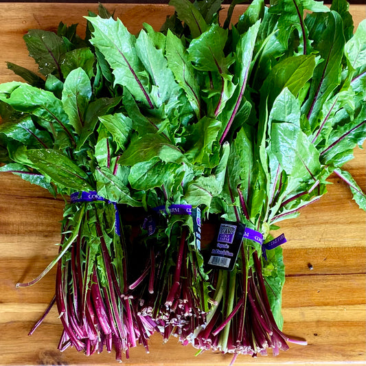 Red Dandelion Greens