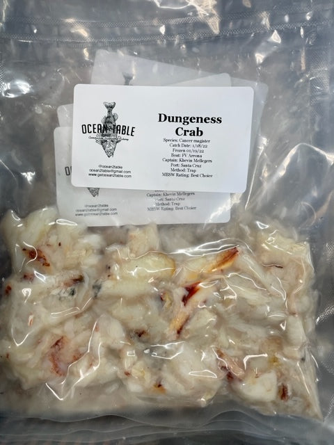 FROZEN & VAC SEALED Hand-Picked Dungeness Crab Meat - 4oz