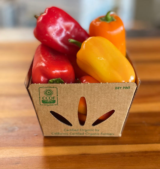 Tri-Color Mini Bell Peppers - 8oz